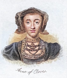 Anne of Cleves, 1515 -1557, Queen consort of England Fourth woman of Henry VIII. From the book