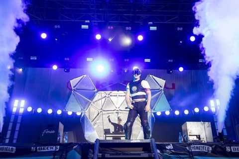 Ski Aggu (Jean Diederich) at the Highfield Festival on Saturday, Störmthaler See, 17.08.2024