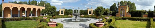 Panorama Italian Renaissance, Garden Gärten der Welt Marzahn Berlin Germany