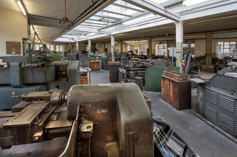 Production hall for engine valves, formerly Dietz & Pfriem valve factory, today Industrial Museum