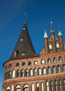 Holstentor, Holstentorplatz, Lübeck, Schleswig-Holstein, Germany