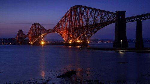 Europe, Scotland, railway bridge, Firth of Forth, railway bridge, fjord, fjord, Forth Bridge,