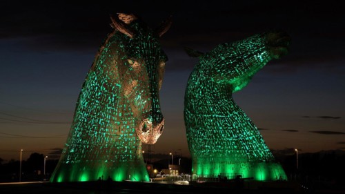 Scotland, The Kelpies in Falkirk, Falkirk