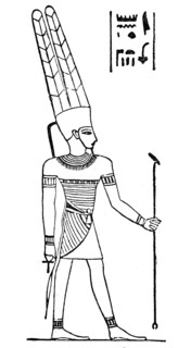 Amun, also Amon, Amoun, Ammon, Hammon, Amen, is the wind and fertility god of the ancient Egyptian