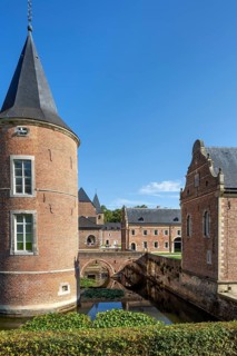 Commandery of Alden Biesen, 16th-century moated castle at Rijkhoven, Bilzen, province of Limburg,