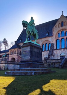 Goslar Imperial Palace, 11th century imperial house, UNESCO World Heritage Site, Harz Mountains,