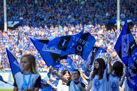 11.05.2024, Football 3rd division, Season 2023/24, Matchday 37: Waldhof Mannheim vs SV Sandhausen