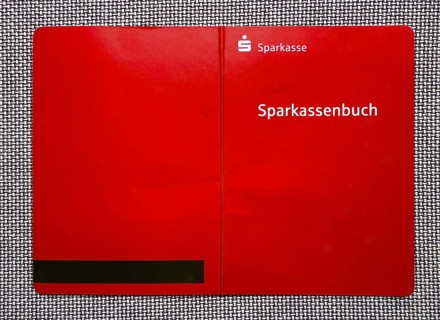 Savings book of a savings bank