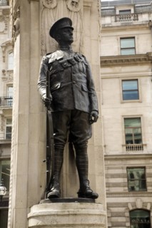 First world war memorial in front of the Royal Exchange, City of London, London