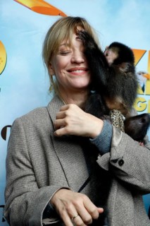 Heike Makatsch at the Berlin premiere of AKIKO - DER FLIEGENDE AFFE at the Filmtheater am