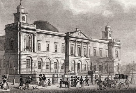 Register House, Princes Street, Edinburgh, Scotland, 19th century, from Modern Athens by Th. H.