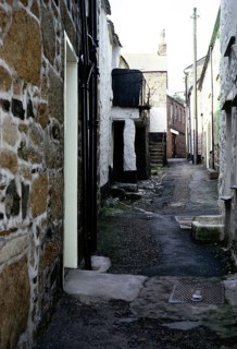 Duck Street, Mousehole, Cornwall, England, UK 1967