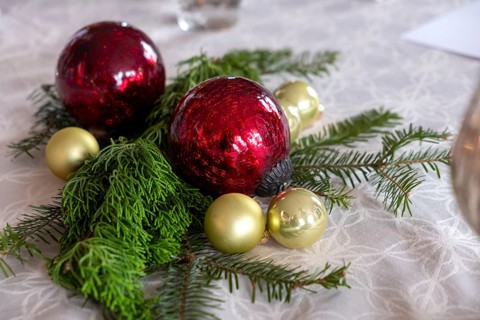 Christmas dinner 2023, Gelting, Geretsried, Upper Bavaria, Bavaria, Germany
