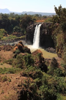 Ahamra region, the Blue Nile waterfall, in the highlands of Abyssinia, Blue Nile, Tis Issat