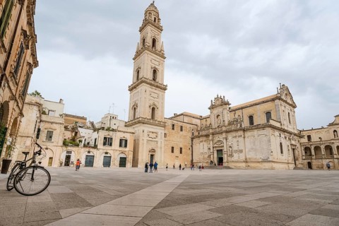 Cathedral of the Assumption of the Virgin Mary in Lecce, Italy