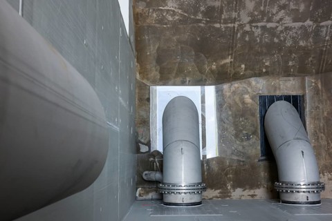 Oberhausen, Ruhr area, North Rhine-Westphalia, Germany - Emscher conversion, new Emscher AKE sewer,