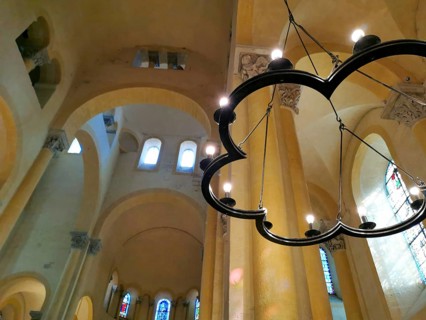 Clermont Ferrand. Romanesque church of Notre Dame du Port. Puy de Dome department. Auvergne Rhone