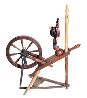 Old spinning wheel