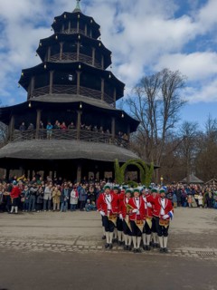 Schaeffler dance in 2026 in the English Garden, behind the Chinese Tower. The event takes place