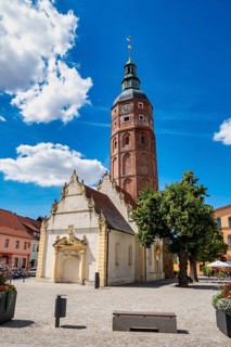 Georgenkapelle and Hausmannsturm, Luckau, Brandenburg, Germany