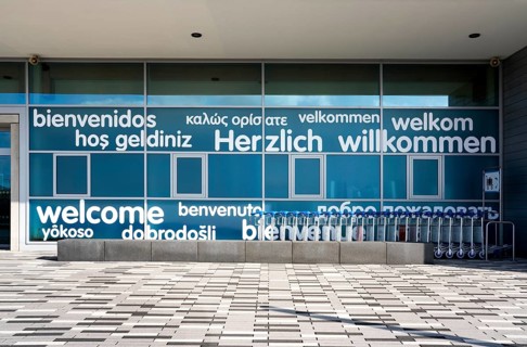 Kassel-Airport, Reception Building and Terminal, Calden, Hesse, Germany
