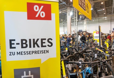 Fahrrad Essen, public fair in the halls of Messe Essen, dealers and manufacturers show everything
