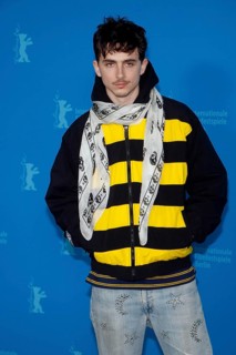 Timothee Chalamet at the photocall for the film 'Like A Complete Unknown' at the 75th Berlinale