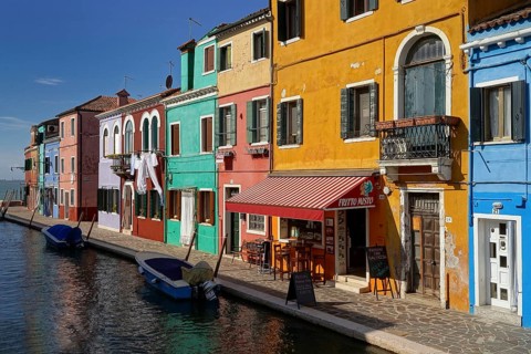 Burano, island, colourful houses, Venice, Italy, Burano, Italy