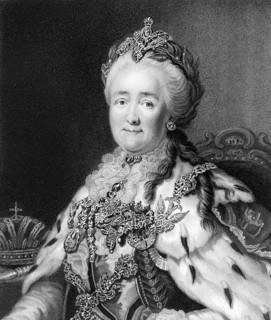 Catherine II or Catherine the Great, 1729 - 1796, Empress of Russia, Duchess of Holstein-Gottorp
