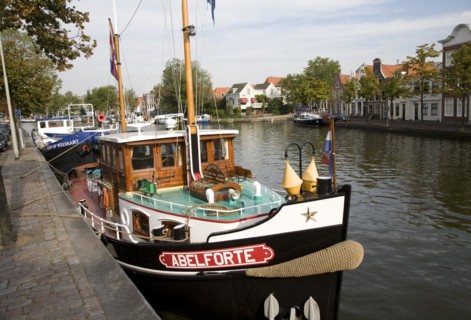 River Spaarne, Haarlem, Holland