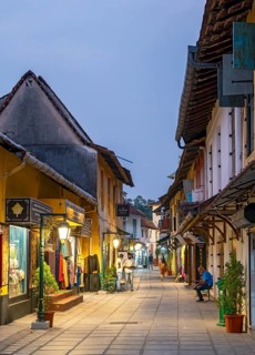 Shops along Synagogue Lane, Matancherry, Jew Town, Cochin, Kerala, India