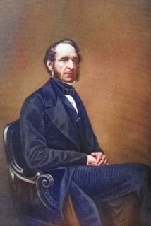 Robert Grosvenor, 1st Lord Ebury, 1801-1893, Chairman of the London Homeopathic Hospital. Engraving