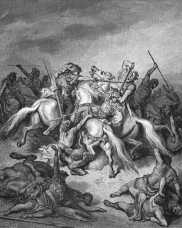 Philistine Wars, Abisai rescues David, Abishai, the son of Zeruiah, came to David's aid and killed