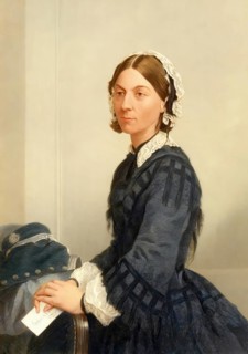 Florence Nightingale, 1820 - 1910, an English social reformer and the founder of modern nursing