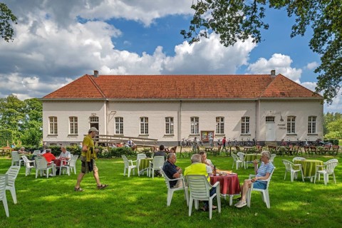 Banquet hall Casino, former army barracks at the Colony of Wortel near Hoogstraten, province of