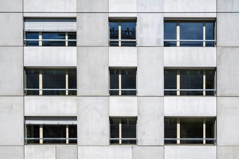 Real estate New residential block facade