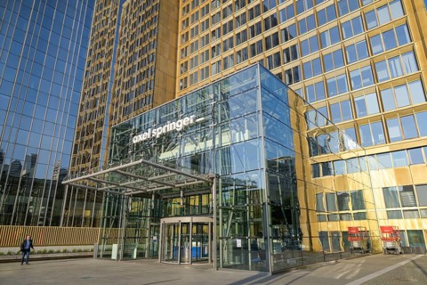 Springer-Verlag, Axel-Springer-Straße, Zimmerstraße, Kreuzberg, Friedrichshain-Kreuzberg, Berlin,