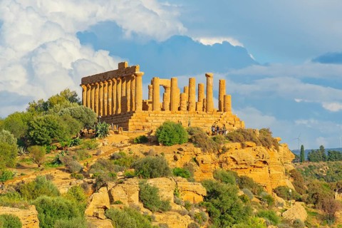 Temple of Juno, Valley of the Temples, Agrigento, Sicily, Italy