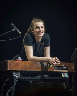 Lisa Nicklisch, keyboardist of Madsen live at Heute Nacht! 20th anniversary album debut tour in