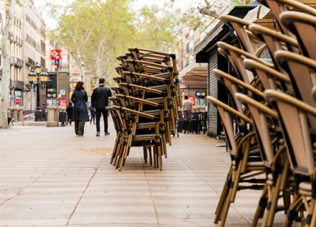 Gastronomy on the Ramblas de in Barcelona, Spain