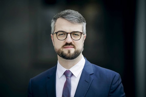 Wolf Heinrich Reuter, State Secretary at the Federal Ministry of Finance, poses for a photo.