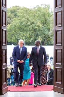 Frank-Walter Steinmeier (President of the Federal Republic of Germany) and William Samoei Ruto