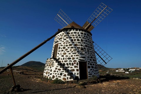 Canary Islands, Fuerteventura, windmill, windmill, Fuerteventura, Canary Islands, Spain