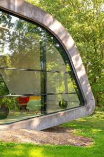 Extension by the Iraqi-British star architect Zaha Hadid, contemporary architecture, Ordrupgaard