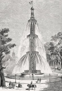 Fountain of the Grenelle artesian well, Place de Breteuil, Paris, France, 1858