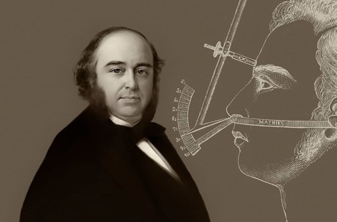 Pierre Paul Broca, 1824 – 1880, French physician, anatomist and anthropologist, Median facial