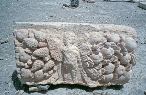 Relief, Beltempel, Palmyra, Tadmor, Syria, May 1987, vintage, retro, old, historical