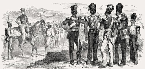 Military types of the Indian army, 19th century