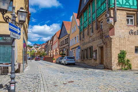 Lucas-Cranach-Straße in Kronach, Germany