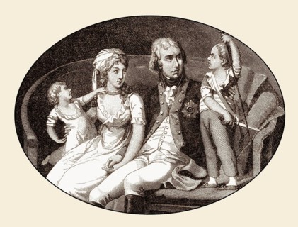The royal couple Frederick William III, 1770 - 1840, king of Prussia and Louise of
